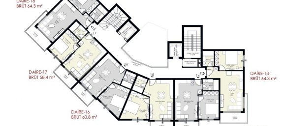 2 rooms Apartment in Kargicak, Turkey No. 10079 11