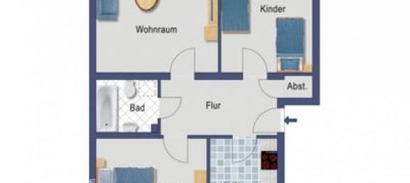 3-Zimmer Wohnung in Düsseldorf, Germany, Nr. 9453 2