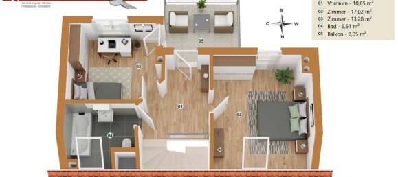 Дуплекс с 3 комнатами в Мёдлинг, Австрия № 150463 9