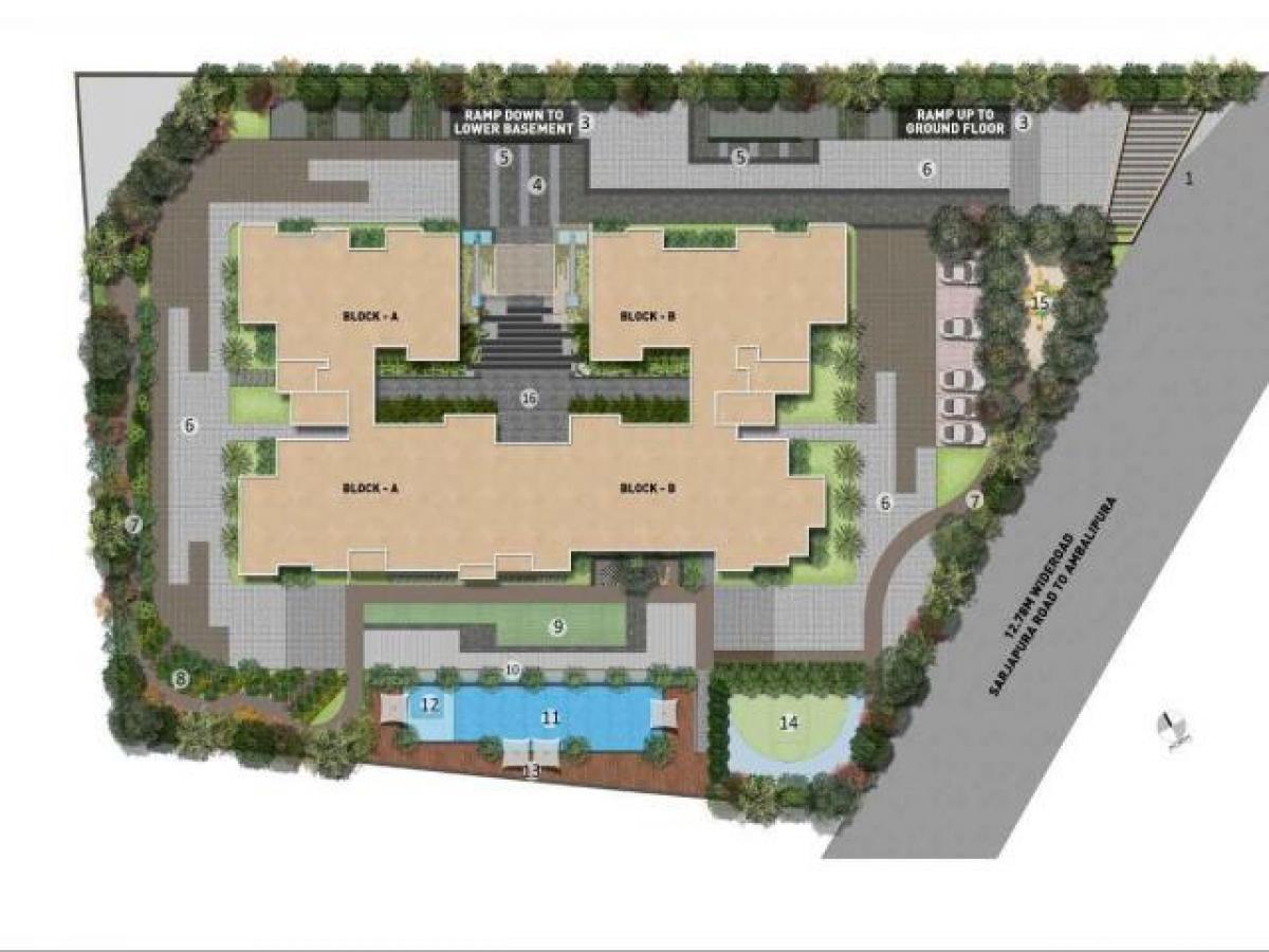 3 chambres Maison à Bangalore, India No. 43524