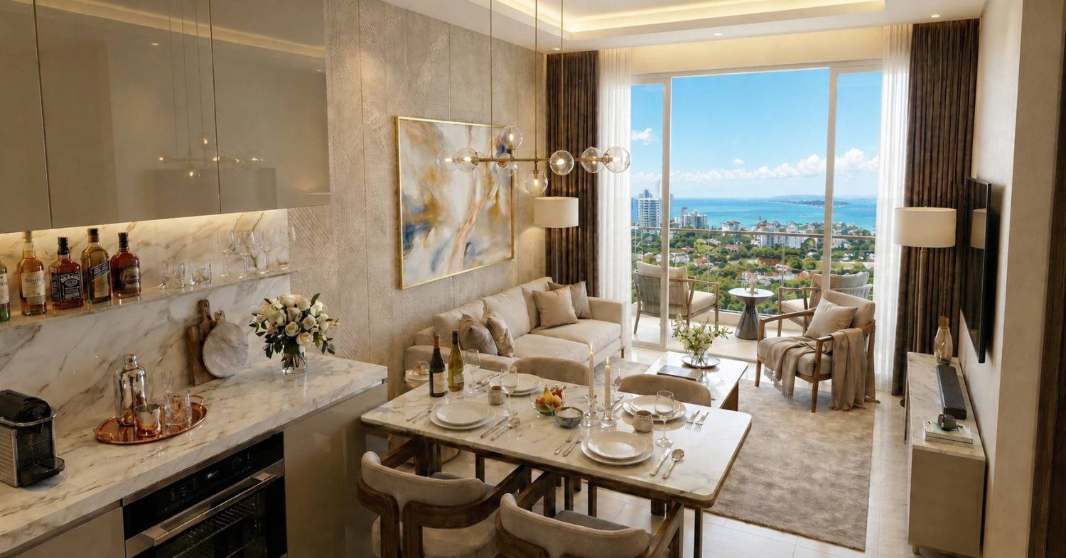 2 habitaciónes apartamento en venta en Pattaya, Chonburi, Eastern Thailand, Thailand № 149833