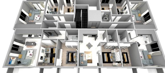 2-salle Appartement à Oba, Turkey No. 9643 21