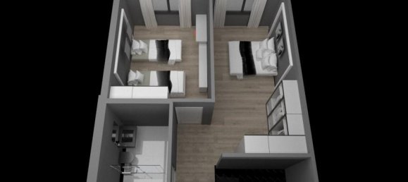 2-salle Appartement à Oba, Turkey No. 9643 23