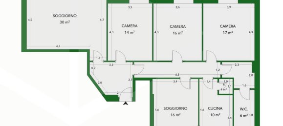6-Zimmer Wohnung in Bari, Italy, Nr. 22818 20