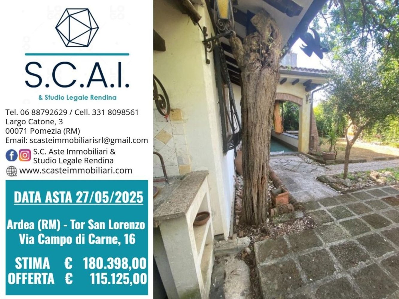 Casa de 3 habitaciónes en Ardea, Italy No. 4507