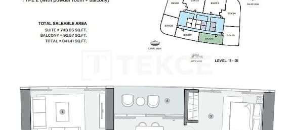 6 chambres Penthouse à Dubai Marina, UAE No. 41526 24