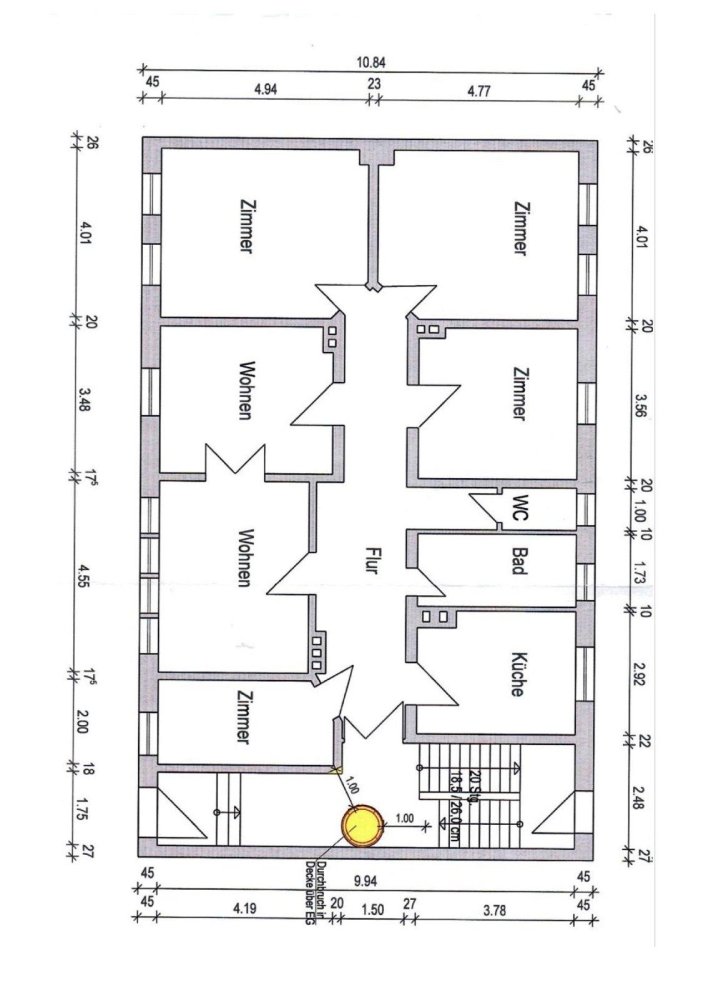 6-Zimmer Wohnung in Niedersachsen, Germany, Nr. 248639