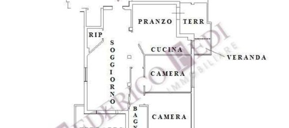 Квартира с 4 спальнями в Прато, Италия № 359867 41