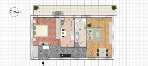 2 rooms Apartment in Rome, Italy No. 44910 30