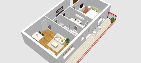 2 rooms Apartment in Rome, Italy No. 44910 32