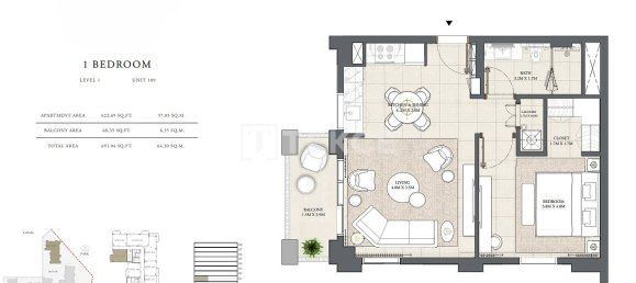 3 bedrooms Apartment for sale in Dubai, UAE № 111809 25