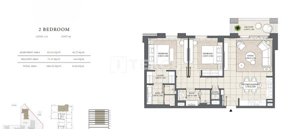 3 bedrooms Apartment for sale in Dubai, UAE № 111809 27