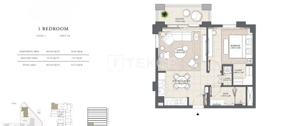 3 bedrooms Apartment for sale in Dubai, UAE № 111809 17