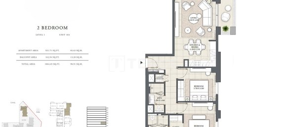 3 bedrooms Apartment for sale in Dubai, UAE № 111809 19