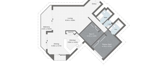 2 Schlafzimmer Wohnung in Surfers Paradise, Australia, Nr. 725 25