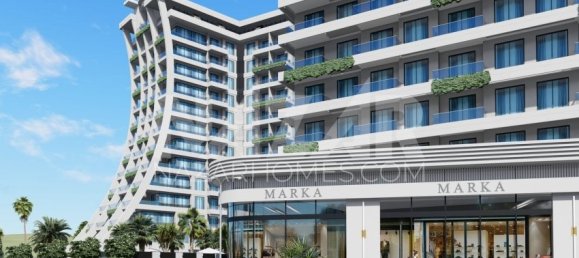 Квартира 1+1 в Аланья, Турция № 14370 26