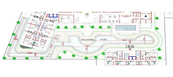 Квартира 1+1 в Аланья, Турция № 14370 21