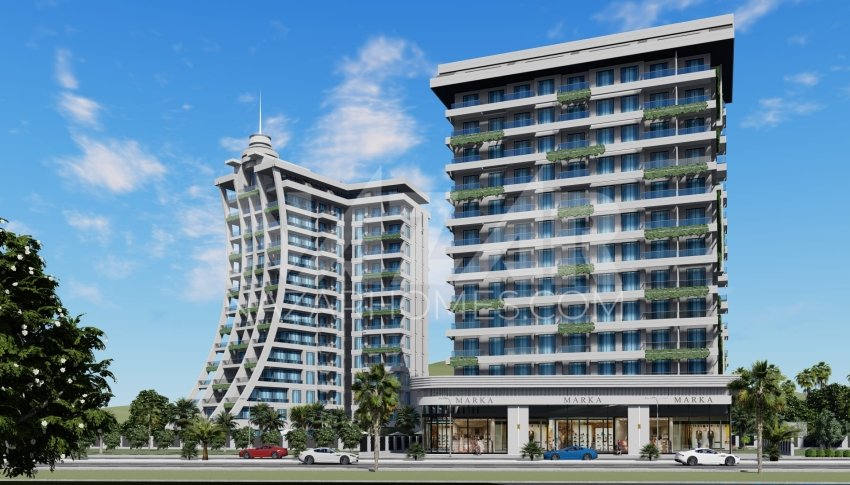 Квартира 1+1 в Аланья, Турция № 14370