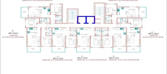 Квартира 1+1 в Аланья, Турция № 14370 23