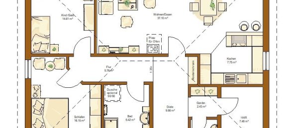 3-salle Bungalow à Neckar-Odenwald-Kreis, Germany No. 290319 4
