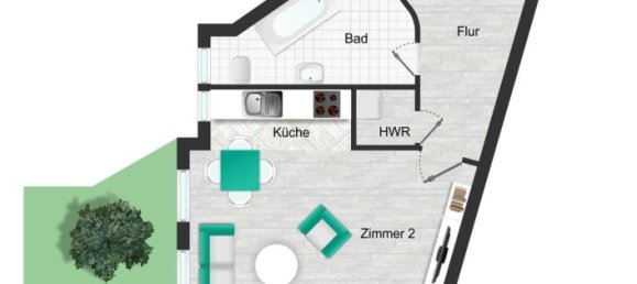 1 Schlafzimmer Wohnung in Neukölln, Germany, Nr. 62582 12