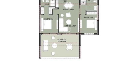 2 bedrooms Apartment in Germasogeia, Cyprus No. 19347 2