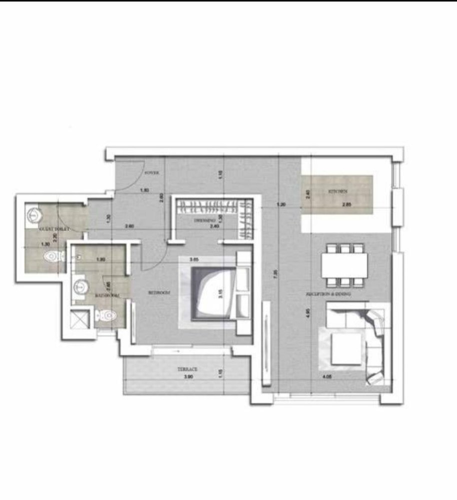 Studio in the Condo in Giza, Egypt No. 2033