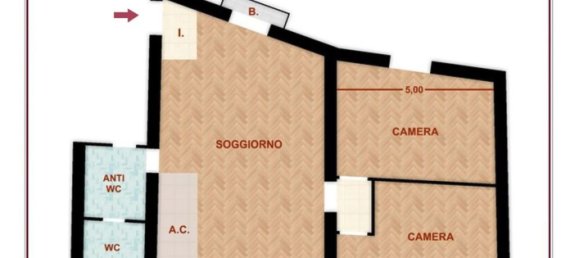 3 غرف نوم شقة في Naples, Italy رقم 346126 2