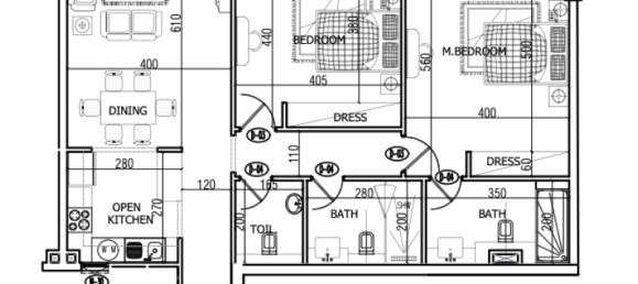 Apartamento T1 em Dubai, UAE N.º 121408 4