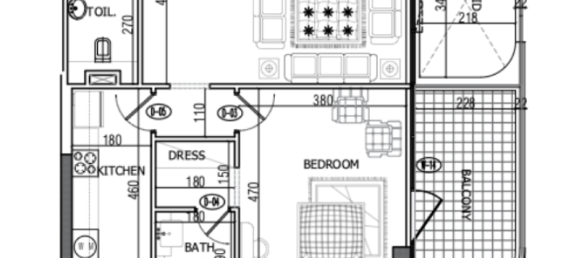 Apartamento T1 em Dubai, UAE N.º 121408 3