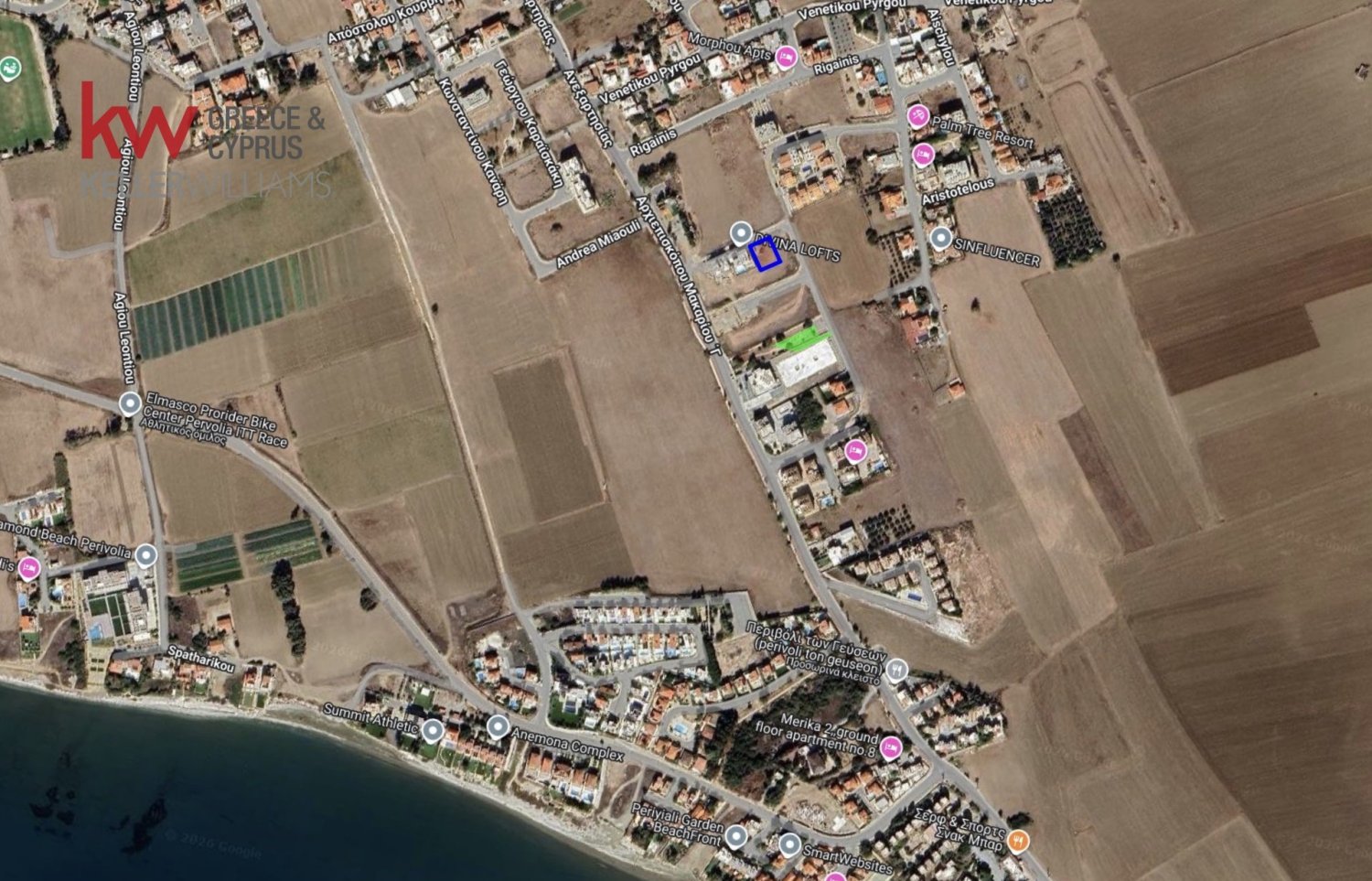 577 m² terreno en venta en Pervolia, Larnaka, Cyprus № 181162