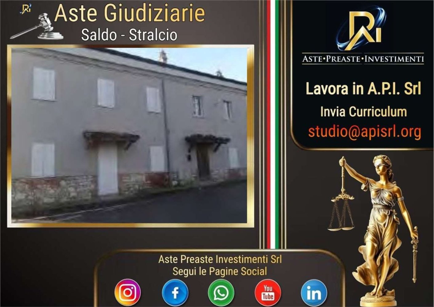 3 rooms Apartment in Gazzola, Italy No. 98465