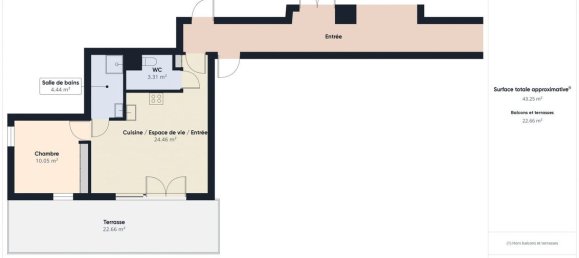 1 Schlafzimmer Wohnung in Saint-Alban-Leysse, France, Nr. 196907 55