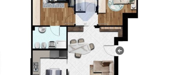 3 غرف نوم شقة في Cassano Magnago, Italy رقم 363474 24