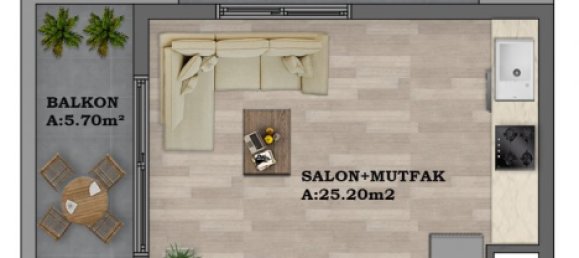 Wohnung 2+1 in Aksu, Turkey, Nr. 32660 27