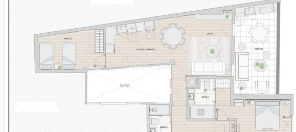 Квартира с 2 спальнями в Мадрид, Испания № 118213 11