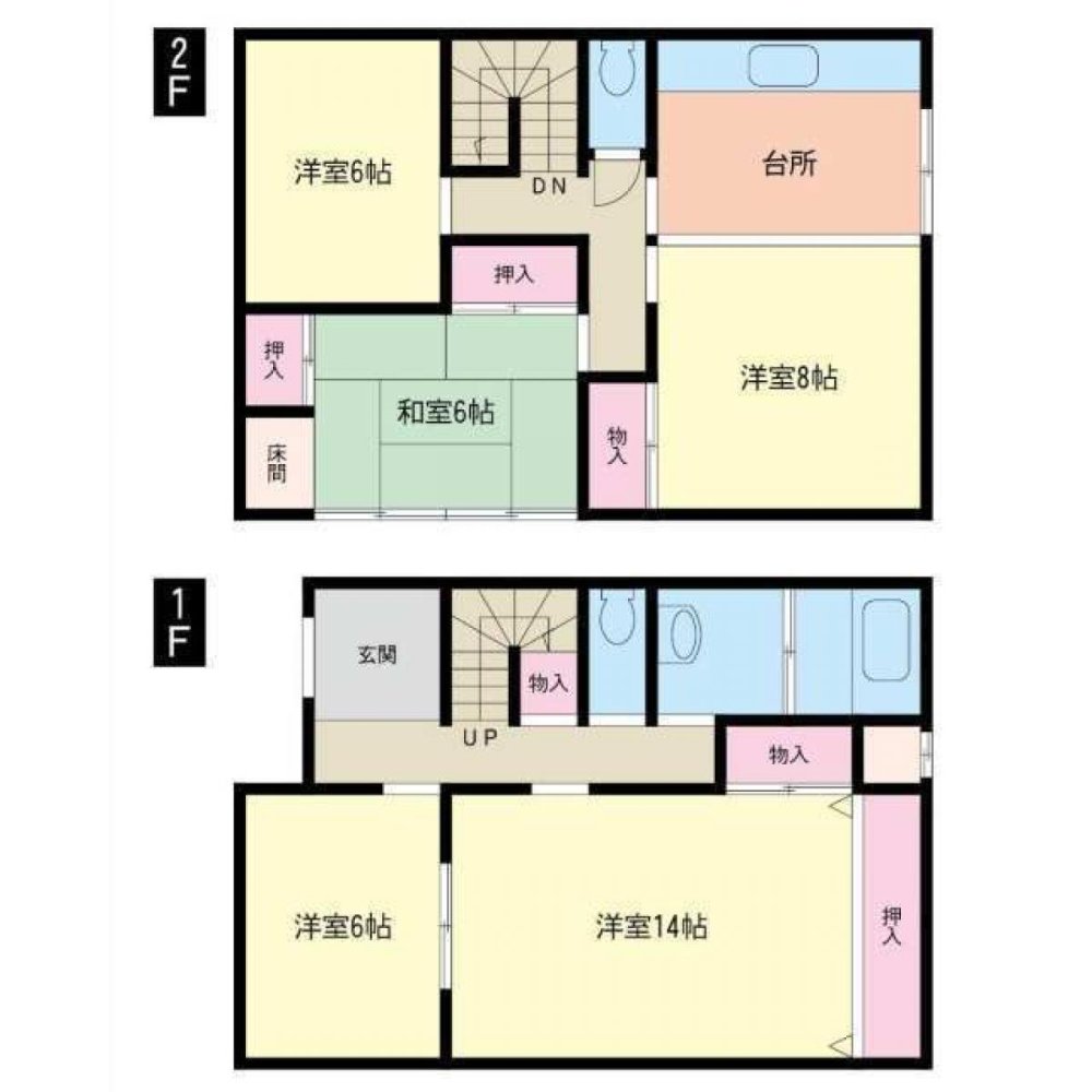 Дом с 5 спальнями в Фукуока, Япония № 2093