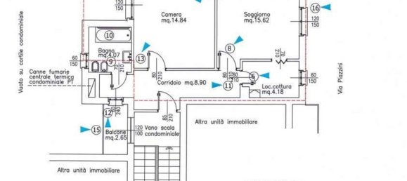 Apartamento de 3 habitaciónes en Ponte San Pietro, Italy No. 185064 36