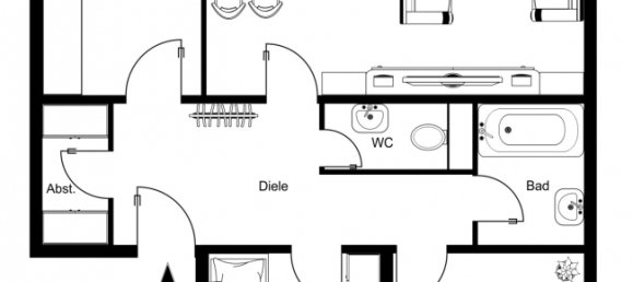 Apartamento T2 em Baden-Wurttemberg, Germany N.º 35122 36