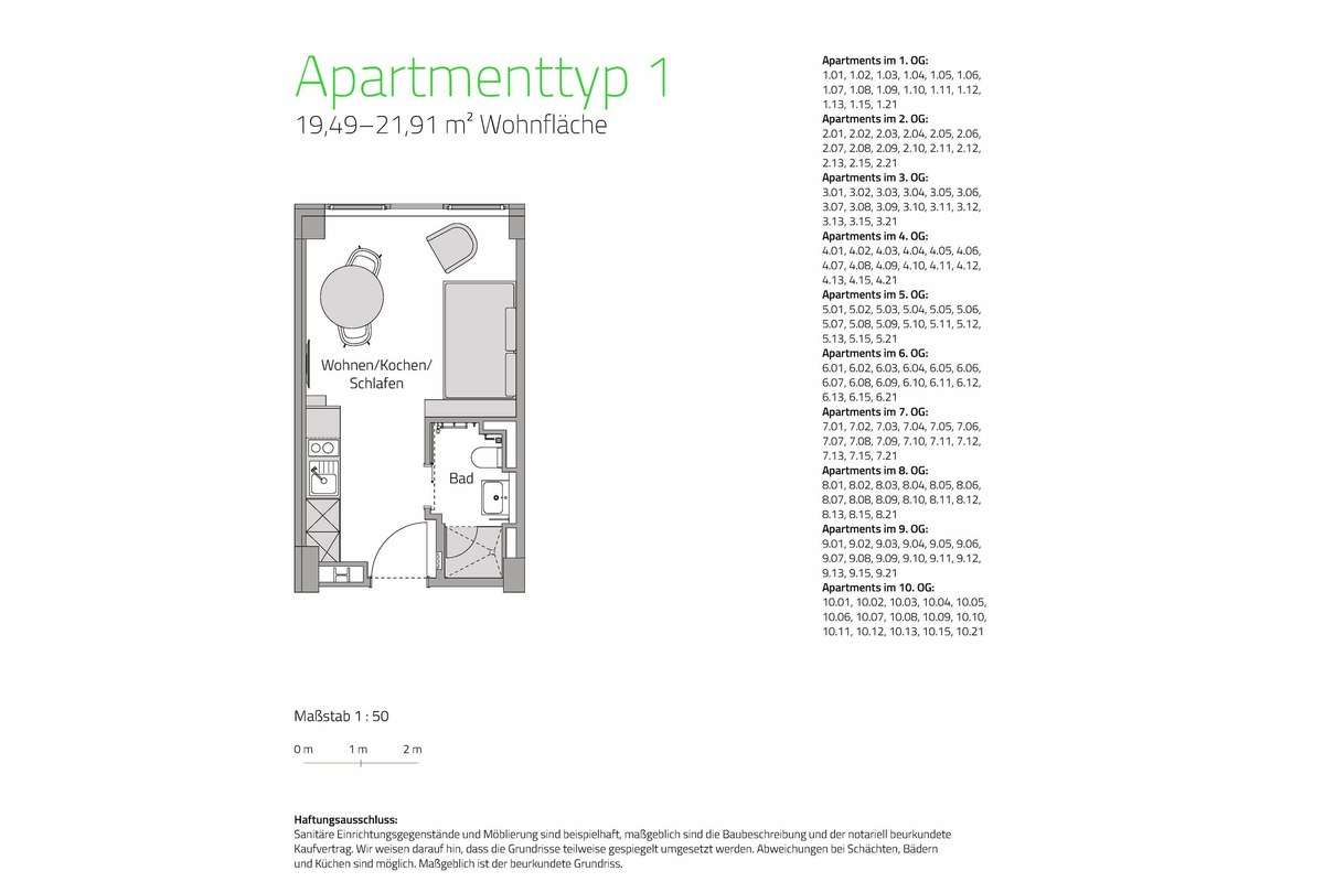 Studio in Frankfurt am Main, Germany No. 295856