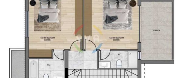 2 Schlafzimmer Villa in Agios Tychonas, Cyprus, Nr. 21199 3