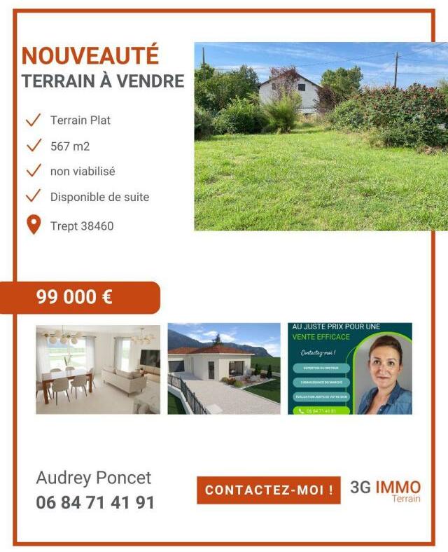  قطعة أرض في Trept, France رقم 199118