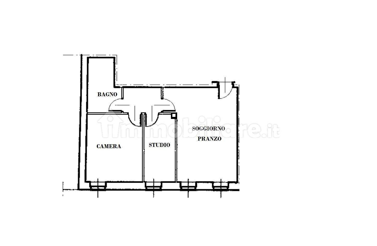 Apartamento de 2 habitaciónes en Udine, Italy No. 323357