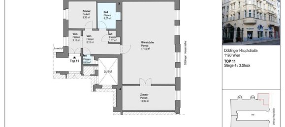 3-Zimmer Wohnung in Döbling, Austria, Nr. 68595 9