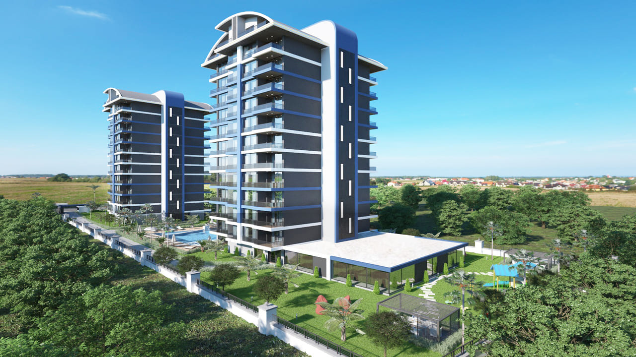 Квартира 2+1 в Twin Towers 4, Махмутлар, Турция № 35052