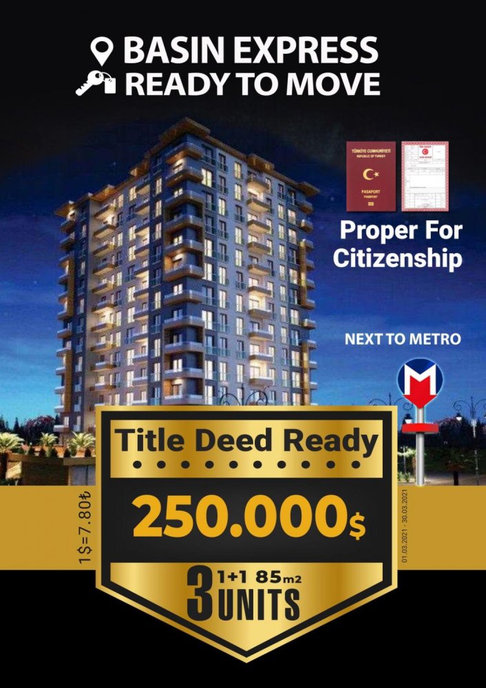 Apartamento de 1+1 en Istanbul, Turkey No. 584