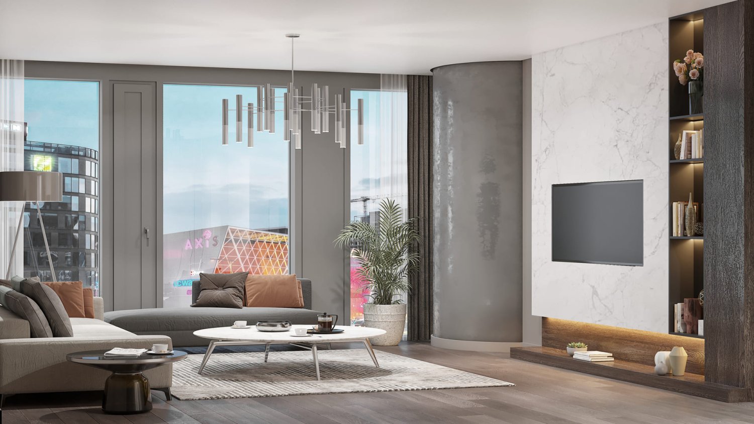 Wohnung 1+1 in Ferko Line Residence, Kâğıthane, Turkey, Nr. 35720