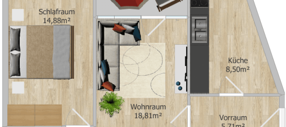 2 rooms Apartment in Geidorf, Austria No. 254329 9