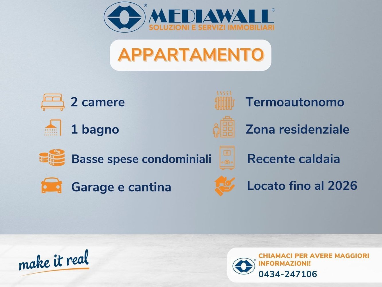 3غرفة شقة في Pordenone, Italy رقم 19751