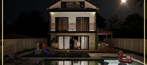 Villa de 3+1 en Fethiye, Turkey No. 4245 2